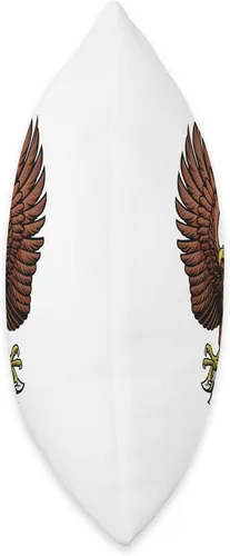 Miniatura 2 de Adler Vogel Eagle American Flag Vulture Falcon Throw Pillow, 16x16, Multicolor