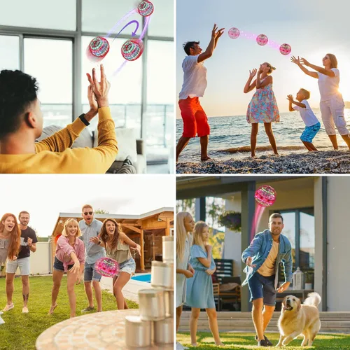 Miniatura 6 de XINHOME - Juguetes de bola de orbe volador con forma de globo, mini dron con controlador de mano, boomerang mágico que gira y sobrevuela, controlado