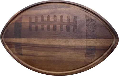 Miniatura 5 de Creative Gifts International Après - Tabla de madera de esquí Tabla de servir de 10 x 15 pulgadas Plato de madera para cortar y servir Caja
