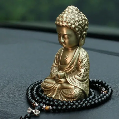 Miniatura 5 de Vairocana Buddha - Molde de silicona para velas hechas a mano, moldes de cera para velas, resina decorada, estatua de yeso epoxi, molde