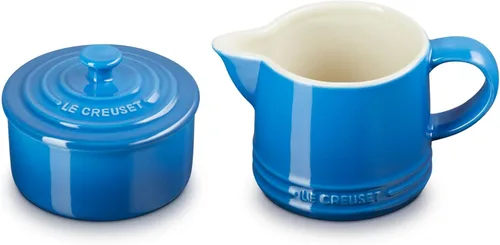 Miniatura 11 de Le Creuset Stoneware Signature, Artichaut Cream & Sugar Set, Crema: 10.1 fl oz, Azúcar: 8oz