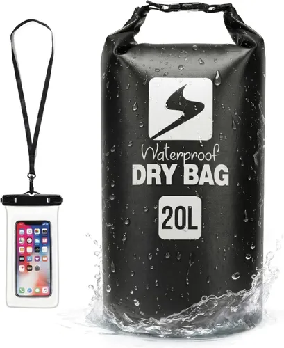 Miniatura 10 de Soulsfeng Mochila seca impermeable con parte superior enrollable, ligera para canotaje, kayak, viajes, playa, natación, senderismo y campamento