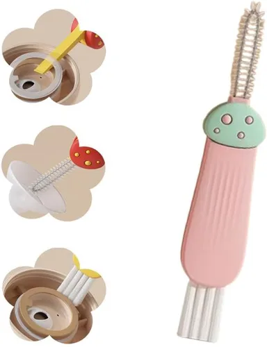 Miniatura 8 de Moonboat cepillo de limpieza de tapa de taza 3 en 1, 2024 Nuevo juego de cepillo de limpieza de grietas portátil para espacios estrechos de biberón