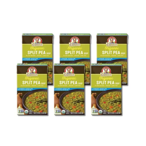 Miniatura 10 de Dr. McDougall's Right Foods Vegetales de lentejas orgánicas con sopa vegana de col rizada, 18 onzas (paquete de 6) sin gluten, USDA orgánico, sin
