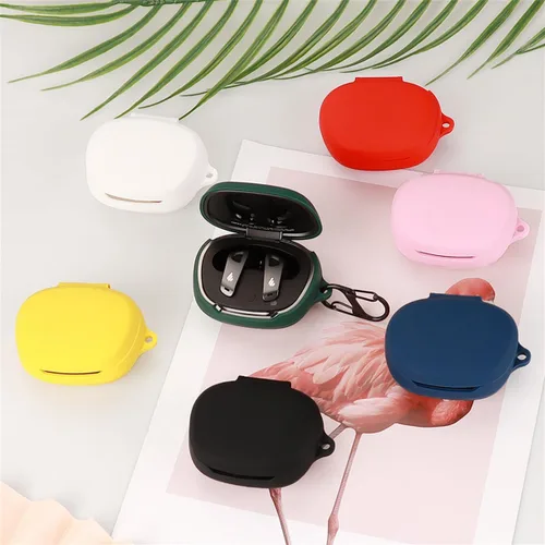 Miniatura 5 de DAYJOY - Juego de 2 fundas protectoras de silicona suave compatibles con auriculares EDIFIER NeoBuds Pro 2, funda protectora con mosquetón