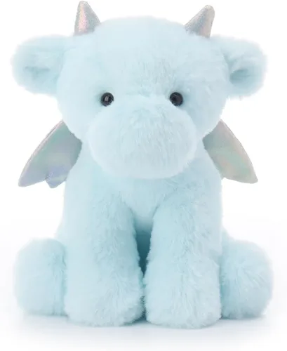 Miniatura 15 de Apricot Lamb Dragón Negro de Peluche Suave para Niños, Juguetes de Peluche Lindos y Suaves para Niña y Niño, Dragón Negro Esponjoso de Peluche Negro