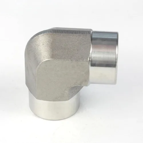 Miniatura 4 de HFS (R) Montaje de tubería de acero inoxidable 304, codo de 90 grados, 1/2 "NPT hembra x 1/2" NPT hembra