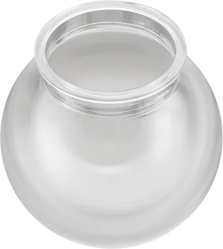 Miniatura 4 de Aspen Creative 28001-60-41, Globo de lámpara de poste de 6" de acrílico transparente de repuesto con cuello de 3-3/4