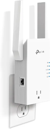 Miniatura 9 de TP-Link Extensor de alcance WiFi 6 AX3000 Elección del editor de PCMag Repetidor inalámbrico de doble banda con puerto Ethernet Hasta 2400