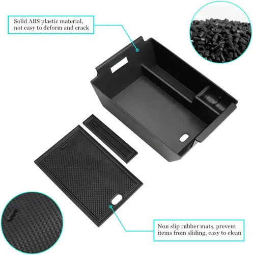 Miniatura 3 de MARCHFA Organizador de consola central compatible con Benz GLE 350 450 W167 53 AMG 2020-2023 2024 2025 2026 Accesorios para reposabrazos GLS 450