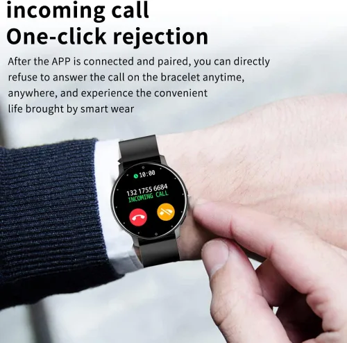 Miniatura 5 de Reloj inteligente para TCL 20 A 5G – Relojes de seguimiento de actividad física para hombres y mujeres, IP67 resistente al agua con pantalla táctil