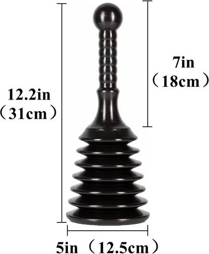 Miniatura 2 de Émbolo para fregadero y drenaje, mini émbolo para desatascar fregaderos de cocina, desagües de baño, duchas, bañeras, diseño pequeño y fuerte