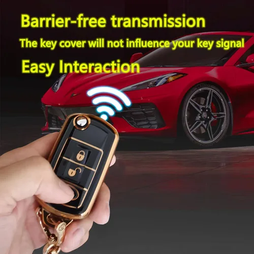 Miniatura 5 de para Land Rover Funda para llave con llave inteligente y llavero. Carcasa para llave sin llave con llavero. Compatible con Land Rover Range Rover
