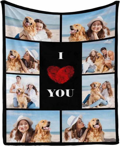 Regalos de cumpleaños para mujeres, manta de amistad personalizada con tus fotos, manta personalizada con mis propias imágenes para hermanas,