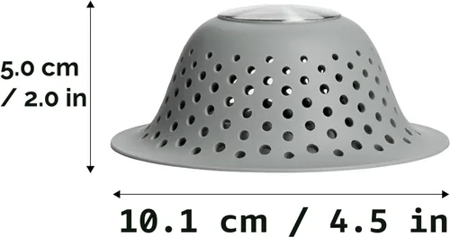 Miniatura 5 de OXO Good Grips - Protector de drenaje de ducha y bañera de silicona, colector de drenaje de pelo