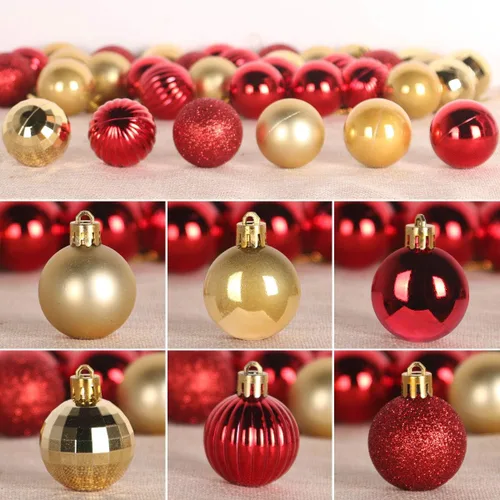 Miniatura 30 de Bolas de Navidad Grandes de 3.2" en Azul Bebé - Adornos para Árbol de Navidad, Bolas Colgantes Inastillables para Cumpleaños, Halloween, Boda