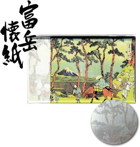 Miniatura 3 de Ukiyoe Design of Katsushika Hokusai "Hodogaya on The Tokaido" de Treinta y seis vistas del Monte Fuji Mino Washi Torecón Japonés Kaishi Papel 20