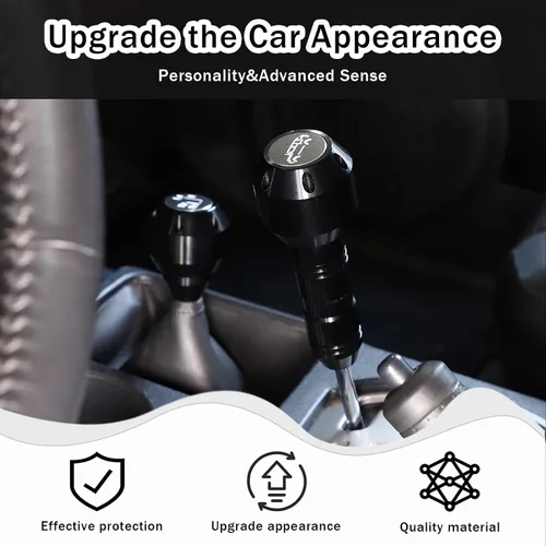 Miniatura 2 de Pomo de palanca de cambios de automóvil de repuesto para Toyota FJ Cruiser 2007-2021, accesorios de aleación de aluminio, manija de palanca