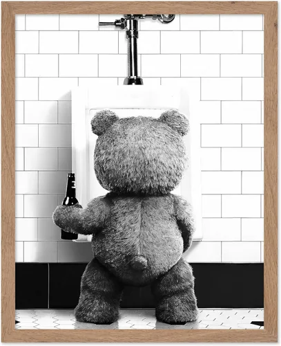 Miniatura 52 de Poster Master Póster de Chimpancé - Impresión de Mono Leyendo Periódico - Arte de Pared de Mono - Regalo para Hombres, Mujeres y Amantes