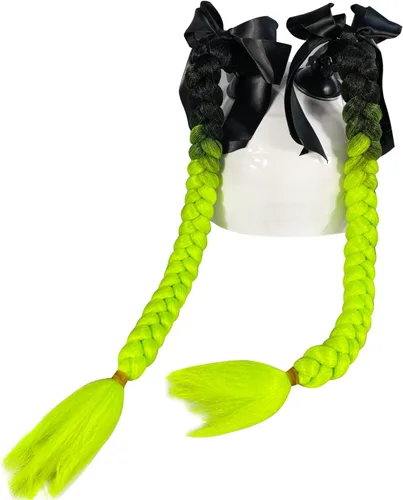 Miniatura 15 de 2 piezas de casco de coleta de motocicleta, cola de caballo, casco de bicicleta, trenzas de pelo utilizadas para cualquier casco/ventosa, diseño