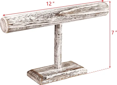 Miniatura 2 de Ikee Design Soporte de exhibición de madera para pulsera, soporte de almacenamiento de joyas de madera para exhibición de tiendas, vitrinas