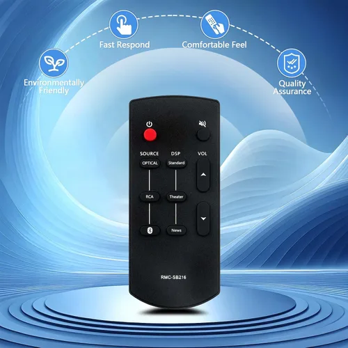 Miniatura 3 de RMC-SB216 RMCSB216 Reemplazo de control remoto apto para Insignia SB216 Mini 2.0 Barra de sonido NSSB216 NS-SB216 NS-SB216-VG SB216 Barra de sonido