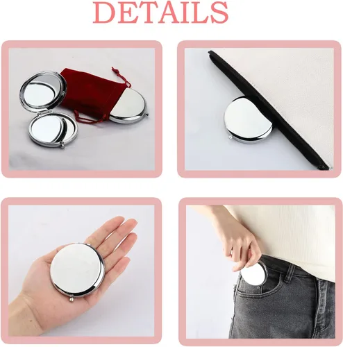 Miniatura 6 de TIIMG Espejo compacto para mujer (I'm The Bride)