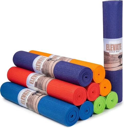 Miniatura 2 de Alfombrillas de yoga Plus, 72 x 24 pulgadas, 0.197 in de grosor, antideslizante, antidesgarros, fácil de limpiar, paquete de 10 Variado