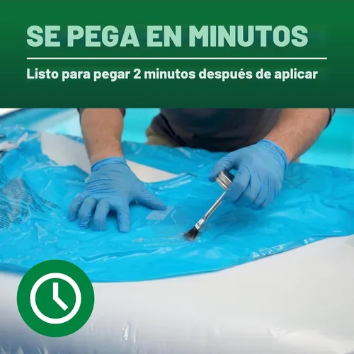 Miniatura 6 de HH-66 Cemento de vinilo, lata de 8 oz. - Adhesivo de vinilo, pegamento de cemento, pegamento de reparación, inflables, revestimiento de piscina