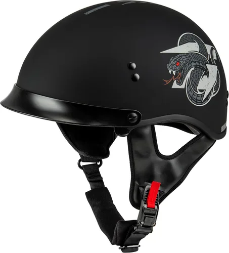 Miniatura 15 de GMAX Medio casco de retribución HH-65 - Aprobado por FMVSS 218