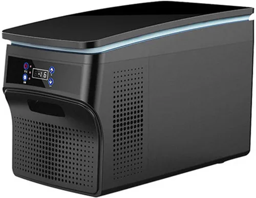 Refrigerador portátil para automóvil, enfriador de automóvil | -4.0 °F a 68.0 °F Compresor eléctrico basado en compresor 12V/24V para vehículos y