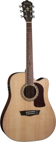 Washburn HD10SCE-O Heritage 10 Series - Guitarra acústica recortada, natural