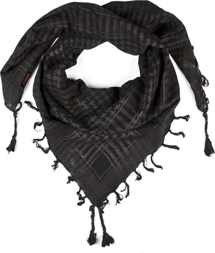 Miniatura 65 de LOVARZI Shemagh Cottons Arab Keffiyeh - Bufanda militar táctica para cabeza y cuello