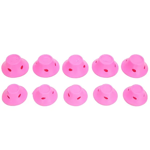 10 rodillos suaves para rizos para dormir, rizadores de silicona para mujeres, herramienta rizada con 10 piezas