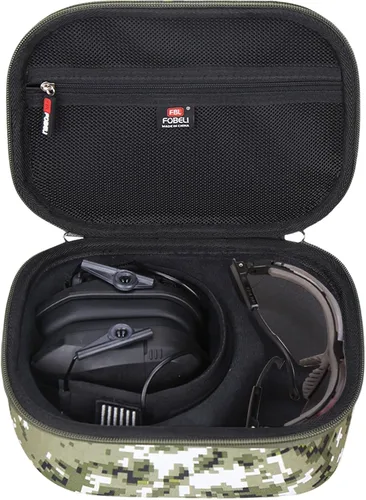 Miniatura 9 de FBLFOBELI Hard Case for Walker's Razor Slim/Howard Leight Shooting Ear Protection Electronic Shooting Muffs Earmuff Negro