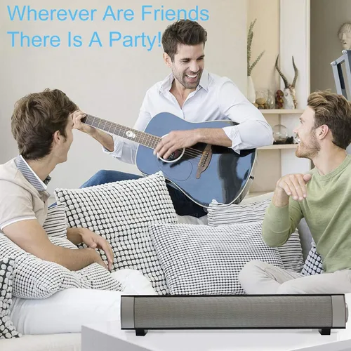 Miniatura 7 de TOPROAD Altavoz Bluetooth, altavoz inalámbrico portátil, altavoz alimentado por USB con sonido HD fuerte, Bluetooth 5.0, micrófono integrado