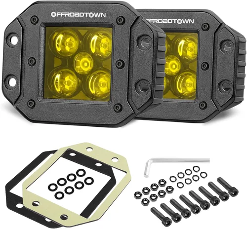 Miniatura 13 de OFFROADTOWN - Arnés de cableado de 2 conductores, kit de arnés de cableado de nailon para cápsulas LED, luz antiniebla, 12 V, 40 A, relé de fusible
