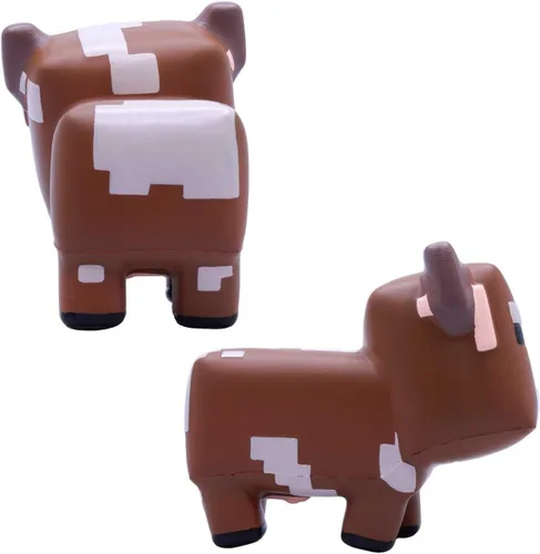 Miniatura 6 de Minecraft Mooshroom Cow Mega SquishMe Series 4 – Peluche Squishy Oficial de 6″ de Subida Lenta – Conejito Coleccionable, Vaca Mooshroom, Tortuga