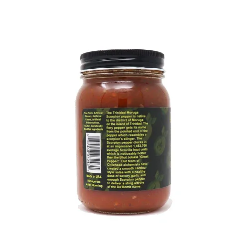 Miniatura 3 de Da'Bomb - Salsa de ajo y pimienta Scorpion - Botellas de 15.5 onzas - Fabricado en Estados Unidos con chiles Habanero y Jolokia - Sin OMG, sin