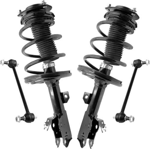 Miniatura 65 de Detroit Axle - Kit de 4 piezas RWD Puntales Delanteros Barras Estabilizadoras para Ford F-150 2021 2022 2023 2024, 2 Puntales con Resorte Helicoidal