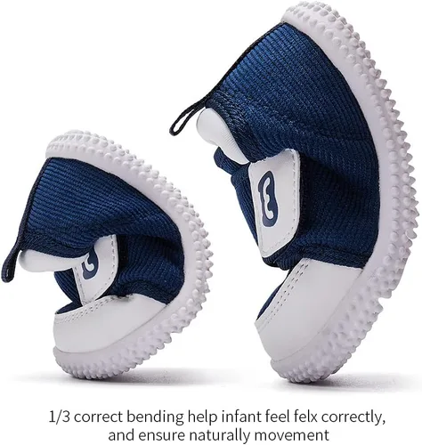 Miniatura 5 de BMCiTYBM Zapatos de bebé para niño y niña, zapatos de invierno cálidos antideslizantes para primeros pasos de 6 a 24 meses
