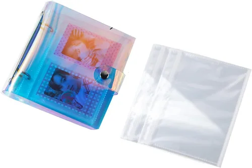 Álbumes de fotos de 4 x 6 pulgadas, libros de fotos para fotos de 4 x 6, tarjetas de recetas, mini álbum de fotos, soporte impermeable para fotos,