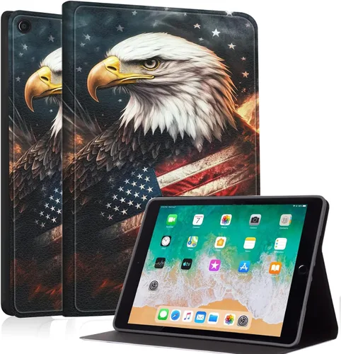 Miniatura 92 de Case for iPad mini A17 Pro (7th/6th Gen 2024/2021), Slim Shockproof Protective Cover with Auto Sleep/Wake, Durable PU Leather Multi-Angle Stand