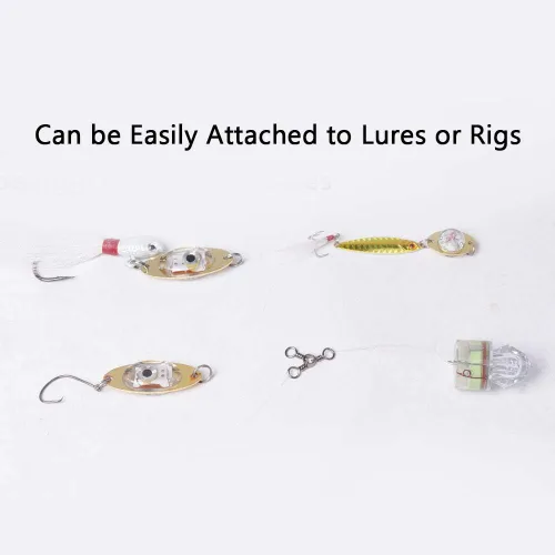 Miniatura 7 de Dr.Fish - Luz de LED señuelo para peces de agua salada y agua dulce. Señuelo de pesca surtido para atraer fletán, róbalo. Para pesca desde la orilla