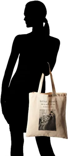 Miniatura 5 de Universal Zone Bolso literario. Bolso con diseño de libro. Bolsa de libro. Bolsa de biblioteca. Bolsa de mercado