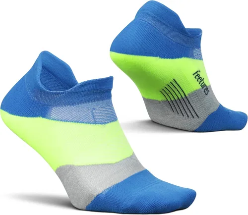 Feetures Elite Light Cushion No Show Tab - Calcetines de correr para hombres y mujeres - Calcetines de compresión atléticos - absorben la humedad