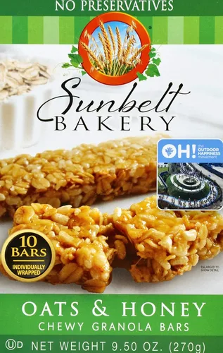 Miniatura 17 de Sunbelt Bakery Barras de granola masticables dulces y saladas de almendras, barras de 50-1.0 onzas (5 cajas)