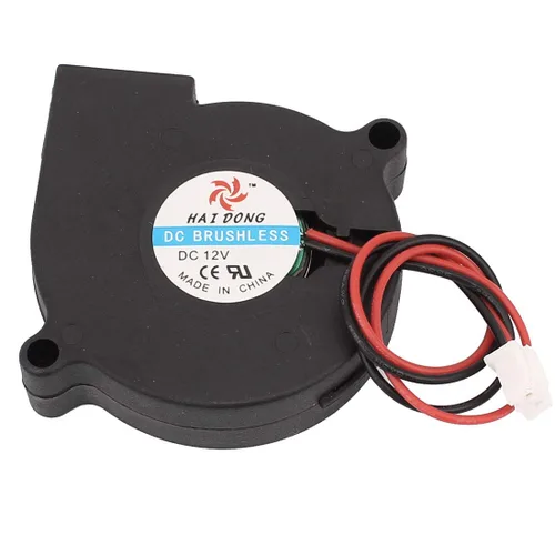 uxcell DC12V 0.05A 1.969 in x 1.969 in x 0.591 in DC sin escobillas Turbo Soplador Ventilador de refrigeración