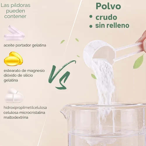 Miniatura 8 de VEV Polvo de péptidos de colágeno múltiple con tipos I, II, III, V, X, 32 onzas (82 porciones) – Soporte para la piel, las articulaciones