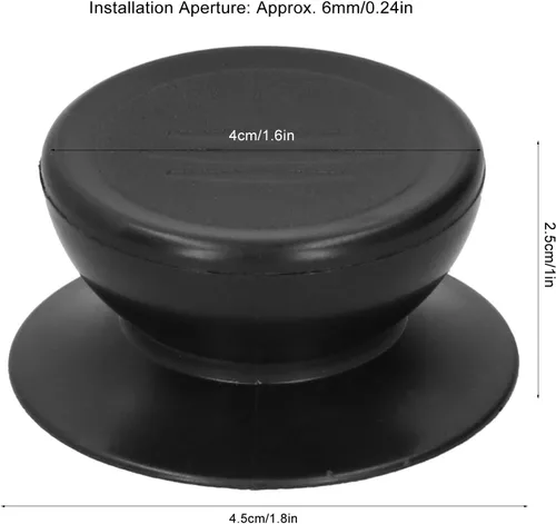 Miniatura 2 de 4 pomos de repuesto para tapa de olla, pomo superior universal para tapa de olla resistente al calor, asas de sujeción para sartenes y tapas